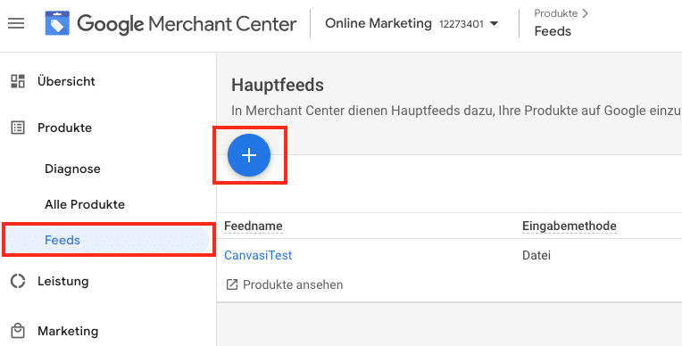 Google-Merchant-Center-Feed-anlegen
