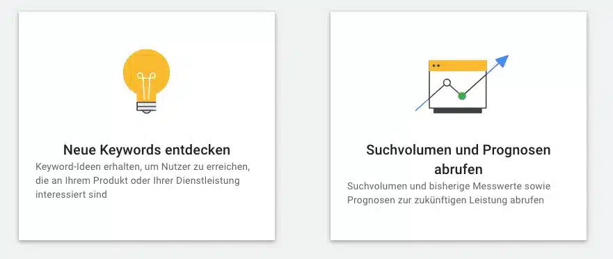 Google Keyword Planer für Shopware 6 SEO