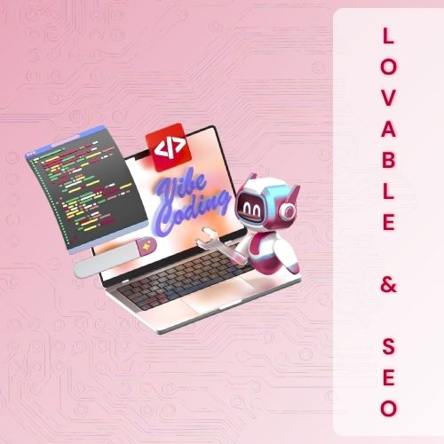 No-Code AI-Builder Lovable und sein SEO-Problem gelöst.